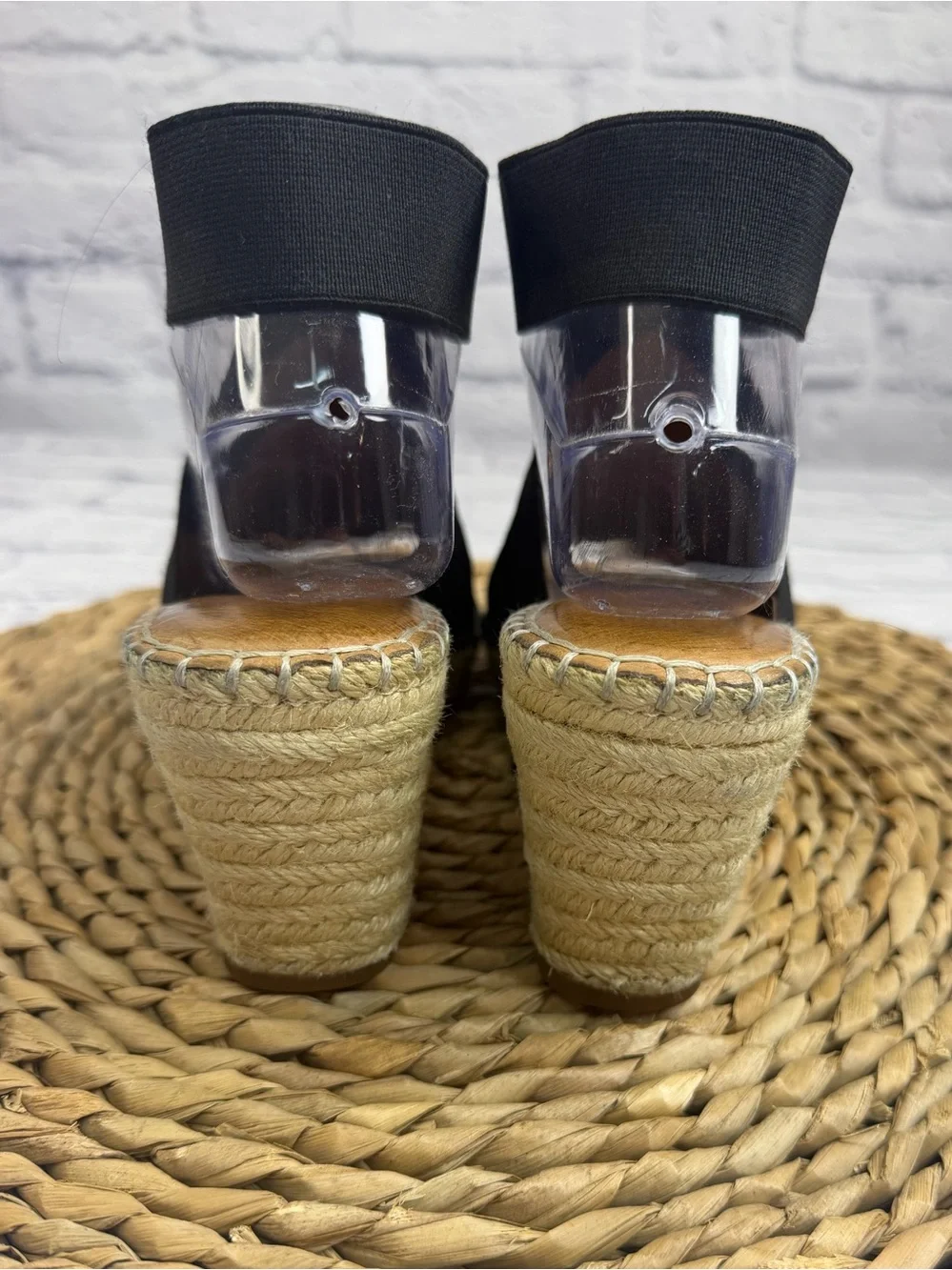 gentle souls black espadrille